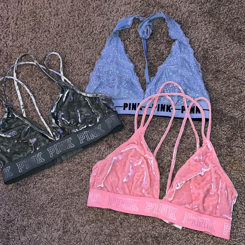 PINK bralettes